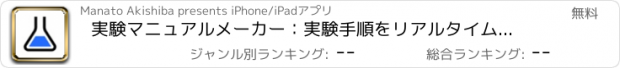 おすすめアプリ 実験マニュアルメーカー：実験手順をリアルタイムで確認！