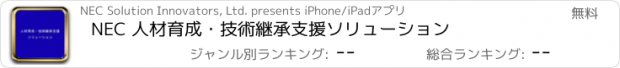 おすすめアプリ NEC 人材育成・技術継承支援ソリューション