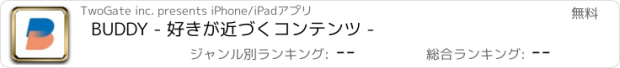 おすすめアプリ BUDDY - 好きが近づくコンテンツ -