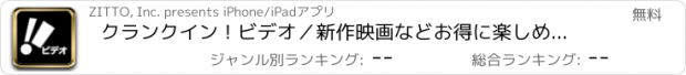 おすすめアプリ クランクイン！ビデオ／新作映画などお得に楽しめるアプリ