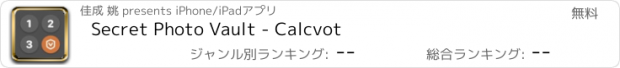 おすすめアプリ Secret Photo Vault - Calcvot