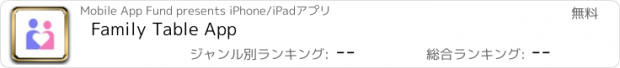 おすすめアプリ Family Table App
