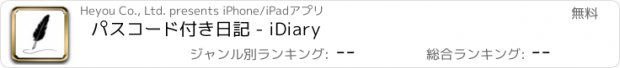 おすすめアプリ パスコード付き日記 - iDiary