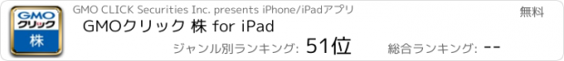 おすすめアプリ GMOクリック 株 for iPad
