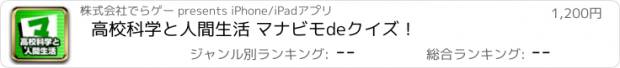 おすすめアプリ 高校科学と人間生活 マナビモdeクイズ！