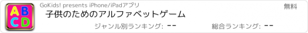 おすすめアプリ 子供のためのアルファベットゲーム