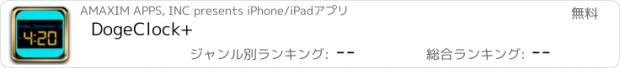 おすすめアプリ DogeClock+