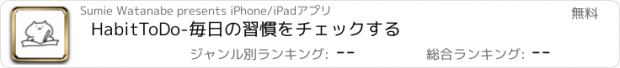 おすすめアプリ HabitToDo-毎日の習慣をチェックする