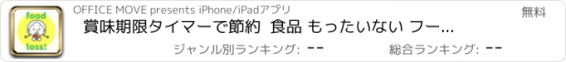 おすすめアプリ 賞味期限タイマーで節約  食品 もったいない フードロス防止