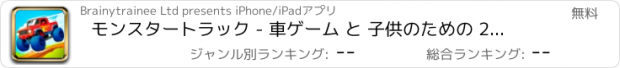 おすすめアプリ モンスタートラック - 車ゲーム と 子供のための 2～5年