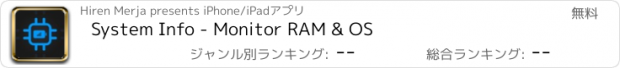 おすすめアプリ System Info - Monitor RAM & OS