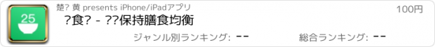 おすすめアプリ 杂食记 - 帮你保持膳食均衡