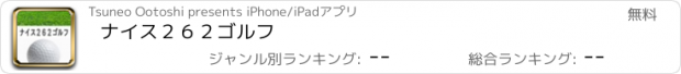 おすすめアプリ ナイス２６２ゴルフ