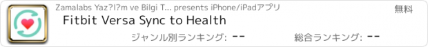 おすすめアプリ Fitbit Versa Sync to Health