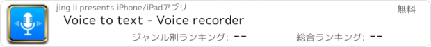 おすすめアプリ Voice to text - Voice recorder