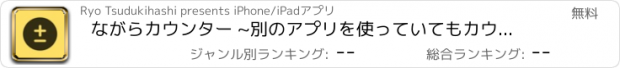 おすすめアプリ ながらカウンター ~別のアプリを使っていてもカウントできる~