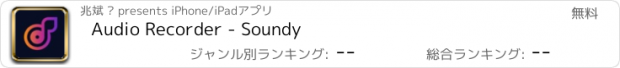 おすすめアプリ Audio Recorder - Soundy