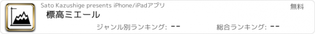 おすすめアプリ 標高ミエール