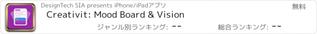 おすすめアプリ Creativit: Mood Board & Vision