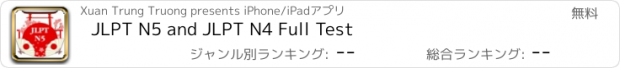 おすすめアプリ JLPT N5 and JLPT N4 Full Test