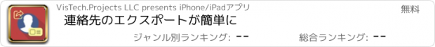 おすすめアプリ 連絡先のエクスポートが簡単に