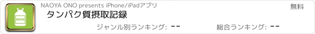 おすすめアプリ タンパク質摂取記録