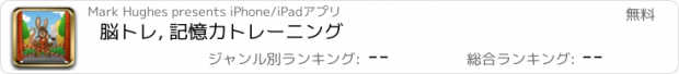 おすすめアプリ 脳トレ, 記憶力トレーニング