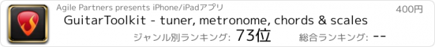 おすすめアプリ GuitarToolkit - tuner, metronome, chords & scales