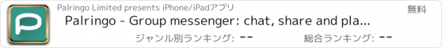 おすすめアプリ Palringo - Group messenger: chat, share and play games with like-minded people