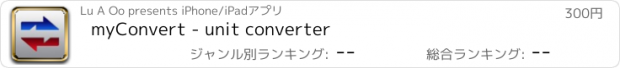 おすすめアプリ myConvert - unit converter