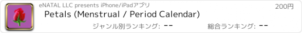 おすすめアプリ Petals (Menstrual / Period Calendar)