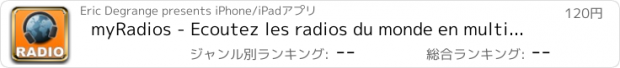 おすすめアプリ myRadios - Ecoutez les radios du monde en multitache - airplay - podcast