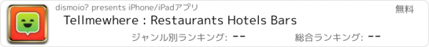 おすすめアプリ Tellmewhere : Restaurants Hotels Bars