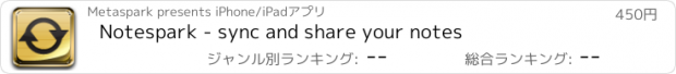 おすすめアプリ Notespark - sync and share your notes