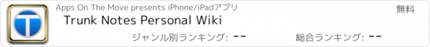 おすすめアプリ Trunk Notes Personal Wiki