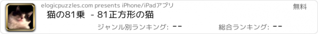 おすすめアプリ 猫の81乗  - 81正方形の猫