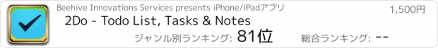 おすすめアプリ 2Do - Todo List, Tasks & Notes