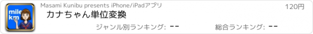 おすすめアプリ カナちゃん単位変換