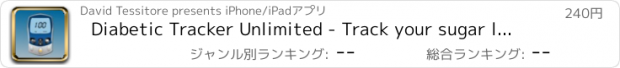 おすすめアプリ Diabetic Tracker Unlimited - Track your sugar level daily ( both mg/dl and mmol/L )