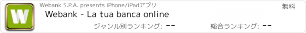 おすすめアプリ Webank - La tua banca online