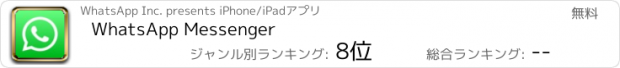 おすすめアプリ WhatsApp Messenger