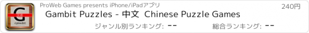 おすすめアプリ Gambit Puzzles - 中文  Chinese Puzzle Games
