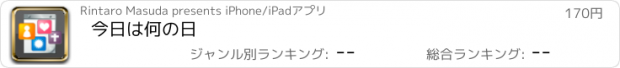 おすすめアプリ 今日は何の日