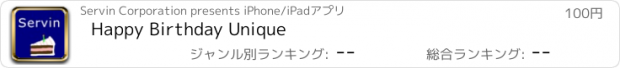 おすすめアプリ Happy Birthday Unique