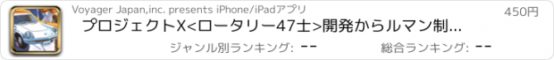 おすすめアプリ プロジェクトX　<ロータリー47士>開発からルマン制覇への挑戦　夢のロータリーエンジン誕生