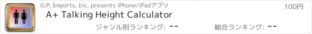 おすすめアプリ A+ Talking Height Calculator