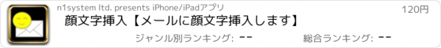 おすすめアプリ 顔文字挿入【メールに顔文字挿入します】