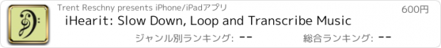 おすすめアプリ iHearit: Slow Down, Loop and Transcribe Music