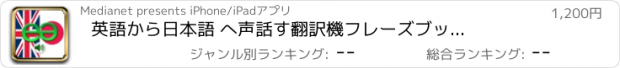 おすすめアプリ 英語から日本語 へ　声　話す翻訳機　フレーズブック　EchoMobi® スピーク旅行 PRO