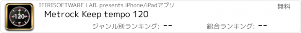 おすすめアプリ Metrock Keep tempo 120